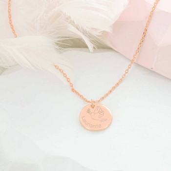 Collier Ma petite Colombe à personnaliser