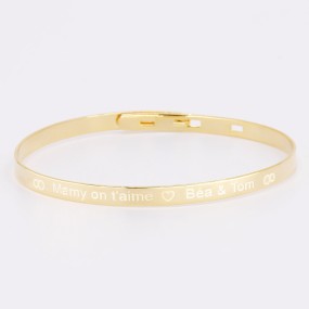 Petit Bracelet Jonc à personnaliser
