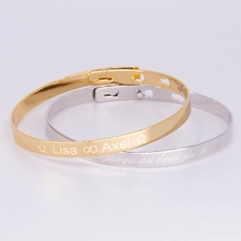 Duo Bracelets Jonc à personnaliser