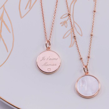 Collier Nacre et Argent à personnaliser