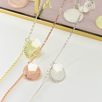 Bracelet personnalisé Fleur de Nacre