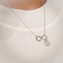 Collier Infini et pampilles à personnaliser