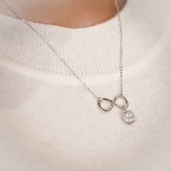 Collier Infini et pampilles à personnaliser
