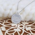 Pendentif personnalisé "Meilleure Mamie du Monde"