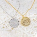 Pendentif personnalisé "Meilleure Mamie du Monde"