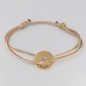 Bracelet Petit Jeton en Or 18 carat (Bronze)