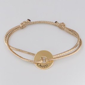 Bracelet Petit Jeton en Or 18 carat (Bronze)