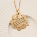 Pendentif Trèfle Spéciale Maitresse