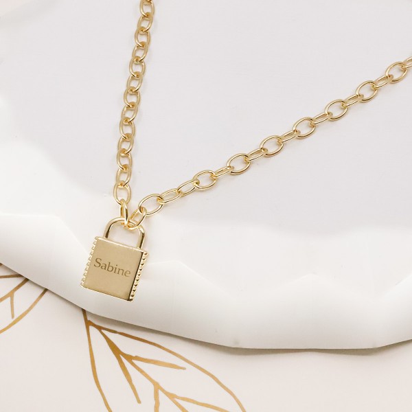 Collier Cadenas à personnaliser