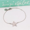 Bracelet étoiles perforées à personnaliser