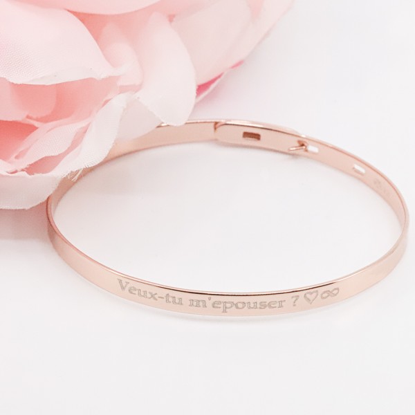 Petit Bracelet Jonc à personnaliser