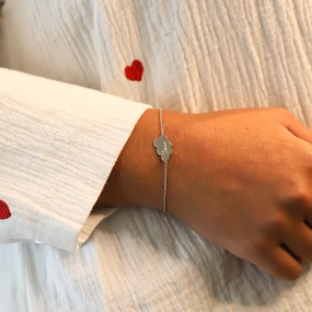 Bracelet nuage sur chaîne à personnaliser