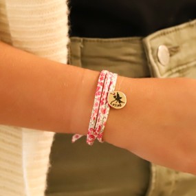 Bracelet Liberty triple tour Fée à personnaliser