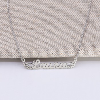 Collier prénom découpé Angel
