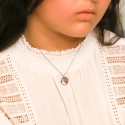 Ma petite Princesse en argent rosé 