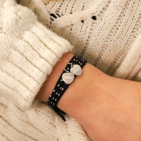 Bracelet Liberty coeur Pois
