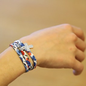 Bracelet Liberty Croix à personnaliser (Elysée)