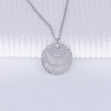 Collier Médaille Perlée Mon Ange à personnaliser