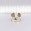 Bague ruban ailes d'ange à personnaliser en argent ou plaqué or
