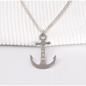 Pendentif personnalisé Ancre Marine pour Homme