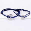 Duo d’amour personnalisé en argent ou plaqué or – Bijoux assortis pour couple