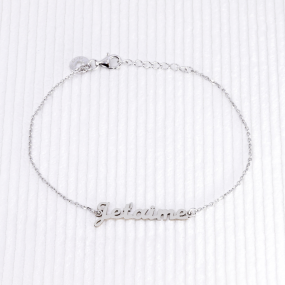 Bracelet découpé "Je t'aime"