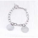 Bracelet gravé "Mes Amours A Moi" en Argent 925 ou Plaqué Or