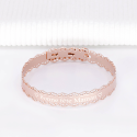 Bracelet Jonc dentelle en argent 925  à personnaliser