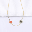 Collier pastilles émaillées à personnaliser