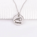 Pendentif personnalisé sport en argent 925 ou plaqué or