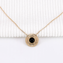 Collier soleil et onyx à personnaliser