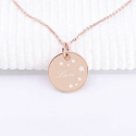 Collier personnalisé céleste pour enfant en argent 925 ou plaqué or