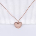 Pendentif personnalisé coeur tendresse en argent 925