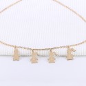 Collier personnalisé Maman / Enfant en argent 925 ou plaqué or