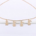 Collier personnalisé Maman / Enfant en Argent 925 ou Plaqué Or