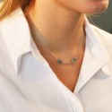 Collier gravé choupinous en argent 925 ou plaqué or