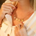 Collier médailles personnalisées en argent 925 ou plaqué or