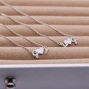 Collier coeur et 2 Initiales découpées en argent 925 ou plaqué or