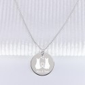 Pendentif personnalisé Mes petits chats en argent 925