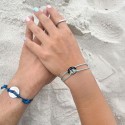 Duo d’amour personnalisé en argent ou plaqué or – Bijoux assortis pour couple