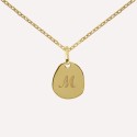 Pendentif galet à personnaliser en argent 925 ou plaqué or