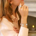 Bracelet médailles personnalisées en argent 925 ou plaqué Or