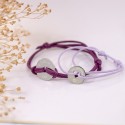 Duo d’amour personnalisé en argent ou plaqué or – Bijoux assortis pour couple