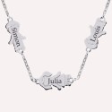 Collier gravé choupinous en argent 925 ou plaqué or