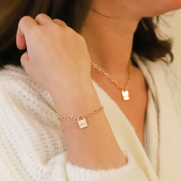 Bracelet Cadenas à personnaliser Bracelet Cadenas à personnaliser