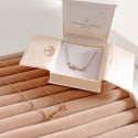 Collier prénom en arabe en argent 925, plaqué or 18k