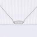 Collier personnalisé identité coeur argent ou plaqué or