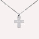 Collier personnalisé croix en argent 925 ou plaqué or